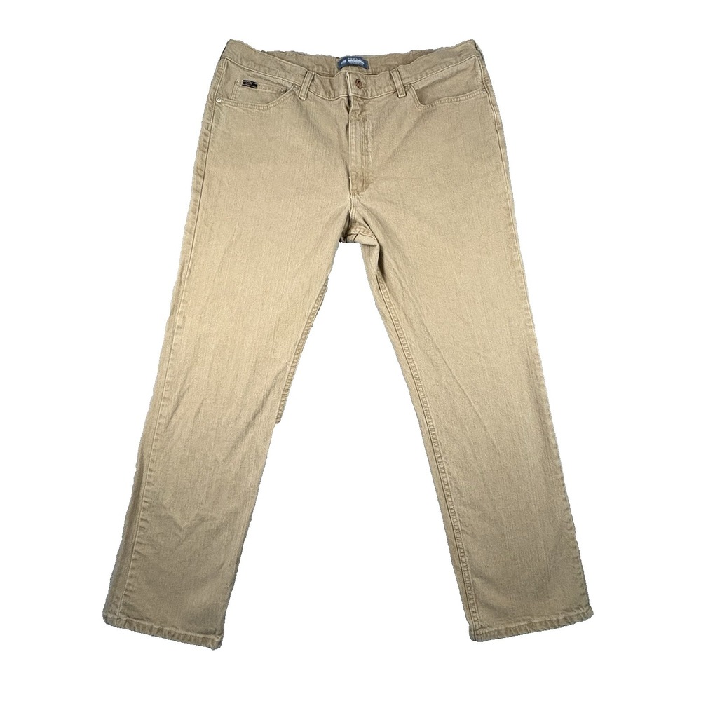 Lee Premium Select‎ Men's 42x32 Tan Classic Fit Denim Jeans SEE DESCRIPTION